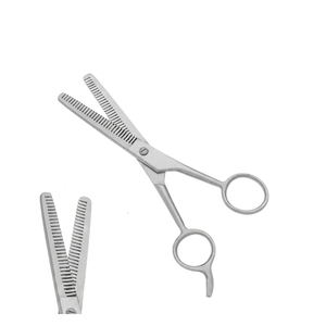 Ciseaux à effiler professionnels de haute qualité 6,5 pouces à double tranchant pour coiffeur et barbier, en acier inoxydable de qualité allemande CE - Product Image 1