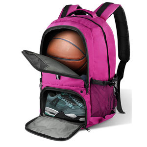 Sac de sport de basketball en gros avec logo personnalisé, porte-ballon et compartiment à chaussures pour l'emballage de ballons de basketball - Product Image 6