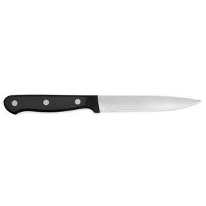 Couteau utilitaire professionnel de 4,5 pouces avec manche à triple rivet noir, lame en acier inoxydable tranchante pour la cuisine, les fruits, les légumes, la viande - Product Image 2