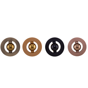 Modern Aluminium Round Ring <b>Door</b> <b>Knob</b> Pull Handle Set Rose Gold Matt Black Gold AB Matt Furniture Hardware <b>Glass</b> <b>Door</b> Pull - Product Image 2