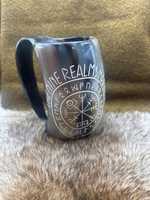 Tasse en corne de buffle faite à la main, tasse à boire en corne naturelle, écologique, passe au lave-vaisselle, verre à vin, vaisselle de bar moderne et luxueuse, cadeau pour la maison