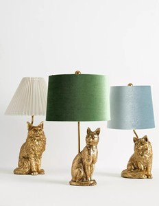 Luxury Modern Cat <b>Table</b> <b>Lamp</b> Animal Design Home Decor Bedside <b>Lamp</b> Diwali Gold-Tone <b>Base</b> Tabletop Indoor Use - Product Image 2