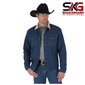 Veste en jean délavé pour homme, épaisse, boutonnée, couleur unie, décontractée, pour l'automne - Product Image 5