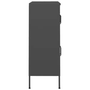 Armoire de rangement en acier anthracite 31,5''x13,8''x40'' pour boîtes de papier et de médias - Product Image 4