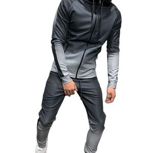 Survêtement pour homme, Jogging, sweat-shirt à capuche en coton, vierge, fermeture éclair complète, vêtements de haute qualité, marque - Product Image 1