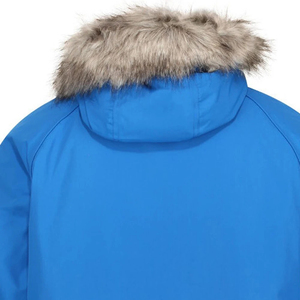 Parka Larga Azul de Invierno para Hombre con Capucha de Piel, Chaqueta Impermeable con Relleno de Plumón - Product Image 3