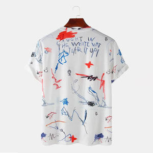 เสื้อยืดคอตตอน 100% คุณภาพพรีเมียม ปรับแต่งได้ตามต้องการ พิมพ์โลโก้ได้ตามต้องการ ทรงโอเวอร์ไซส์ แขนสั้น สำหรับผู้ชายและผู้หญิง - Product Image 2