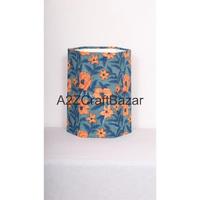 Poubelle élégante hexagonale pliable en carton de papier coton fait main, à ouverture supérieure, imprimée, pour usage intérieur/extérieur et bureau
