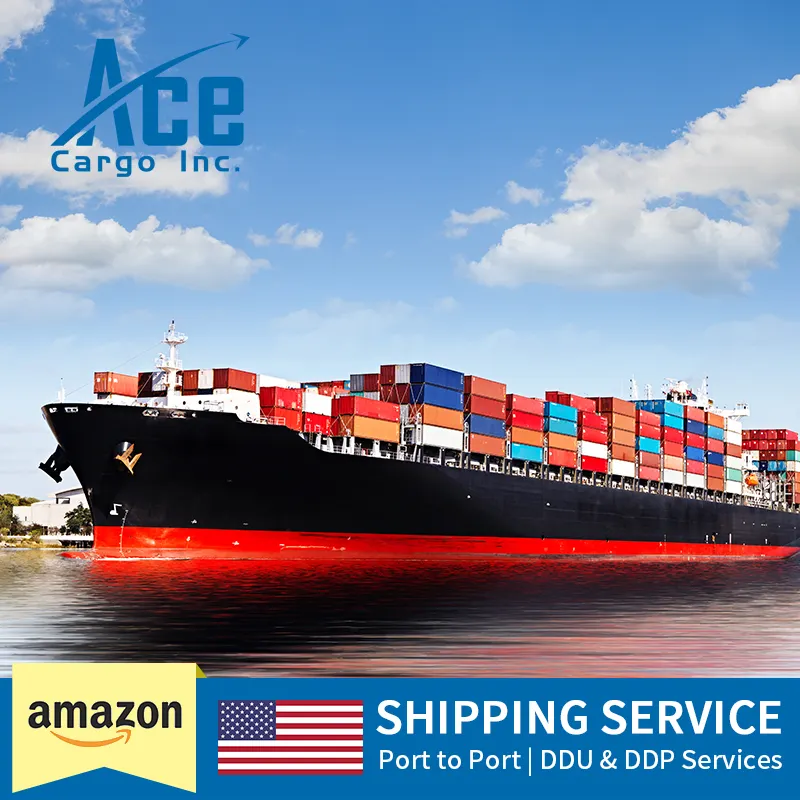 Cheap Sea Cargo Services Shipping Rates Fba Amazon Freight Forwarder From China to USA Logistics Agent