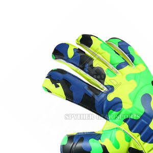 Gants de gardien de but professionnels de haute qualité avec paume en latex à forte adhérence, design respirant, protection des doigts, soutien sécurisé du poignet - Product Image 5