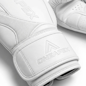 Guantes de Boxeo Blancos Profesionales para Entrenamiento y Combate, Acolchados, con Logotipo Personalizado, OEM, Venta al Por Mayor - Product Image 4