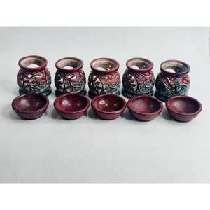 Brûleur à mazout d'arôme en stéatite naturelle sculptée à la main meilleur prix brûleur de parfum décoratif pour la maison pour un usage religieux - Product Image 1