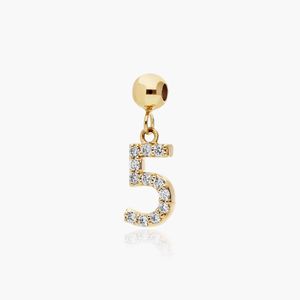 จี้เพชรเลี้ยงในห้องปฏิบัติการรูปตัวอักษร ชุบทองคำขาว 14K ชุบโรเดียม รับรองโดย IGI ทรงบริลเลียนท์ งานจิวเวลรี่หรูหราสำหรับผู้หญิง - Product Image 6