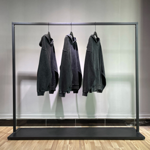 Dark Grey Heavy Distressed Oversized Hoodie | Vintage Washed Boxy Fleece <b>Pullover</b> | Minimalist Streetwear Hooded <b>Jacket</b> | Custom - Product Image 1