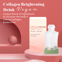 Suppléments pour la santé Boisson végétalienne de collagène en poudre de marque privée riche en fruits et blanchissant la peau