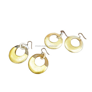 Pendientes de Cuerno de Búfalo Hechos a Mano con el Mejor Diseño, Joyería Moderna Brillante y Pulida para Mujer, para Bodas y Fiestas - Product Image 6