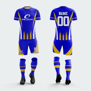 Custom Logo High Quality Printed Soccer Jersey <b>Shorts</b> Set Unisex 100% <b>Polyester</b> OEM Service Wholesale High Quality Uniform - Product Image 1