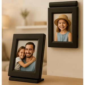 Bamboo <b>Wall</b> Mount Photo <b>Frame</b> Eco-friendly Handmade Durable Lightweight Wooden Display Stand Wholesale Moradabad India - Product Image 1