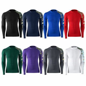 Venta en Línea de Rashguards de MMA para Hombre de Alta Calidad al por Mayor, 100% Poliéster, Ecológicos, Transpirables y de Secado Rápido - Product Image 2