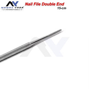 Lime à ongles incarnés professionnelle double face en acier inoxydable de haute qualité, nouveau design pour une manucure de précision, idéale pour les salons. - Product Image 2