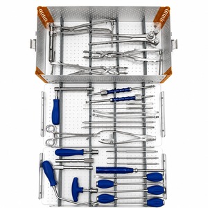 Sistema de Fijación de Columna Lumbar de Calidad Premium con Tornillos Pediculares, Juego de Instrumentos para Cirugía Ortopédica, Herramientas Quirúrgicas con Certificación CE ISO - Product Image 1