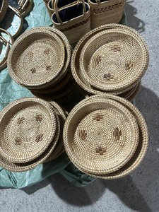 Hermosa Cesta de Almacenamiento Ovalada Bolga de Bambú y Seagrass Estilo Europeo Dragonex, Ecológica, Tejida en Mimbre Natural - Product Image 6