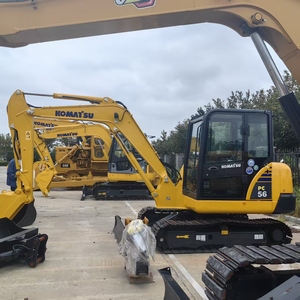 <span class=keywords><strong>Mini</strong></span>-excavatrice Komatsu PC56 <span class=keywords><strong>d</strong></span>'occasion, 5,6 tonnes, 95 % neuve, <span class=keywords><strong>d</strong></span>'origine agricole, <span class=keywords><strong>prix</strong></span> abordable avec certifications EPA et CE - Product Image 5