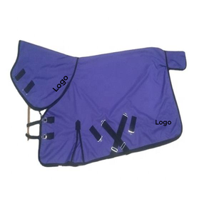 Couverture d'équitation imperméable Ripstop Kanpur Tack Shop pour chevaux, avec cache-cou intégré, idéale pour les journées froides et humides - Product Image 1
