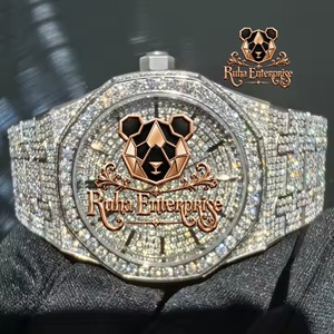 Reloj de Pulsera de Moda Premium con Diamantes de Moissanita, Decoración de Piedras Brillantes, Ideal para Uso Diario - Product Image 2