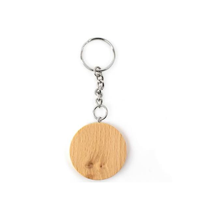 Wood Keychain Creative Metal <b>Ring</b> Attached Hot sale Wood <b>Keyring</b> Customized Logo Accepted High quality Key <b>Ring</b> - Product Image 2
