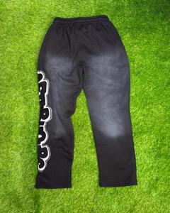 Pantalones Deportivos de Moda Urbana con Efecto Desgastado por el Sol, con Logotipo Bordado, 100% Algodón - Product Image 3