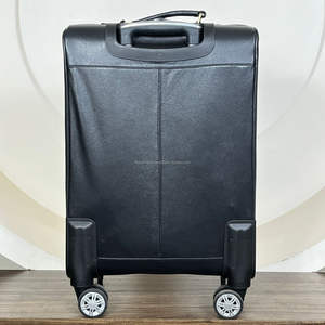 Sac de voyage à roulettes en cuir de vachette véritable fait main, nouvelle collection, durable, antivol, avec fermeture éclair, idéal pour les voyages - Product Image 6