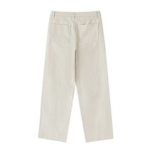 เสื้อผ้าผู้ชายผู้หญิงแบบกำหนดเอง สไตล์ใหม่ฤดูร้อน เรียบง่ายและใช้งานได้หลากหลาย กางเกงขายาวเอวสูงทรงขากว้าง - Product Image 6