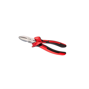 Chrome Vanadium Side Cutting <b>Plier</b> with Induction Hardened Blades Double Color Grip Mirror Satin Black Finish Professional Hand - Product Image 1