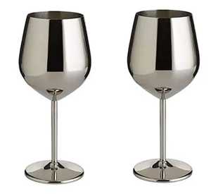 Ensemble de verres à vin de luxe noir mat et or, gobelets à cocktail en acier inoxydable, vaisselle de bar haut de gamme multicolore - Product Image 3