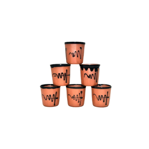 Juego de 6 Recipientes de Terracota Esmaltada, Hechos a Mano, Clásicos, Resistentes al Calor, de Gran Capacidad, Herméticos, Reutilizables y Portátiles, para Regalo de Boda o Fiesta - Product Image 3