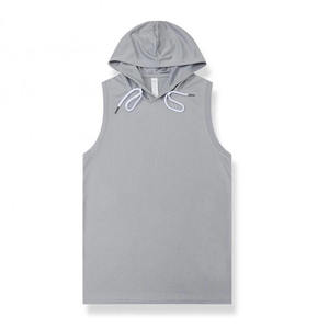 Débardeur Streetwear Vierge Homme en Gros – Gilet d'Entraînement Sans Manches Uni 100% Coton Respirant Séchage Rapide pour Fitness et Sport - Product Image 6