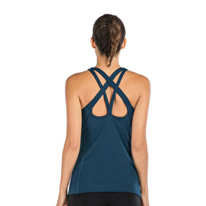 เสื้อกล้ามคอตั้งถักโครเชต์สำหรับผู้หญิง ผลิตตามสั่ง ขายส่ง ทำจากผ้าฝ้าย 100% เป็นมิตรกับสิ่งแวดล้อม แฟชั่นลำลอง ออกกำลังกาย ฟิตเนส ใส่โลโก้ได้ ไซส์พลัส - Product Image 3