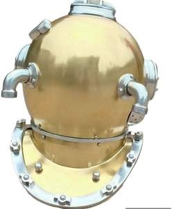 Casco de Buceo Marítimo Vintage, Casco de Buceo Profundo, Boston Navy Mark V, Latón - Product Image 4