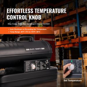 Stufa Portatile a Cherosene ad Alta Efficienza Energetica 70000 BTU con Termostato e Serbatoio da 5 Galloni per Uso in Garage - Product Image 3