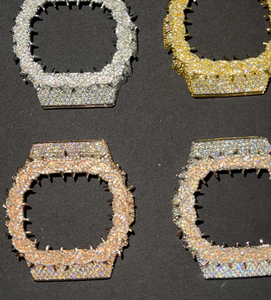 Custom DW5600 Compatible Mod Watch Steel <b>Case</b> Iced Out Stylish Design for Men <b>Case</b> Premium Fashion Look - Product Image 5