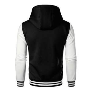 Chaqueta de Béisbol Estilo Varsity para Hombre, Diseño Casual con Capucha, Chaqueta Bomber de Béisbol para Hombre, Buena Calidad, Superventas - Product Image 2