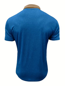 Chemises pour hommes élégantes, anti-plis, teintes unies, fabriquées au Bangladesh, à manches courtes, formelles, de qualité, orientées vers l'exportation - Product Image 2