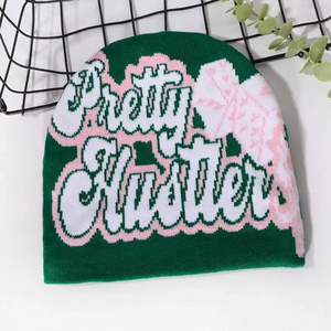 Bonnet de Noël tricoté en gros – Nouveauté, casquettes d'hiver fantaisie avec motifs Père Noël, rennes et bonhommes de neige pour hommes et femmes - Product Image 5