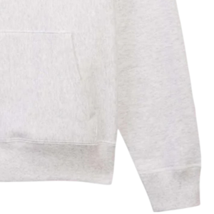 Sudadera con Capucha de Felpa para Hombre, Corte Holgado, Color Gris Jaspeado, Suave y Cálida, Estilo Casual, Manga Larga, Comodidad Premium - Product Image 3