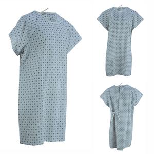 Batas de Hospital de Algodón, Suaves, Transpirables y Delicadas con la Piel, Ideales para Pacientes con Piel Sensible o Estancia Prolongada en Hospital - Product Image 3