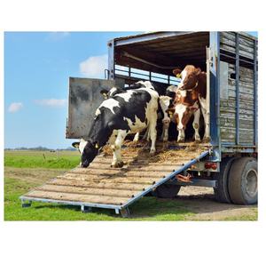 Remolque para Camión de Granja Ganadera, Vagón de Transporte de Ganado, Remolque Utilitario para Ranchos con Toldo Plegable Resistente y Rampa - Product Image 3