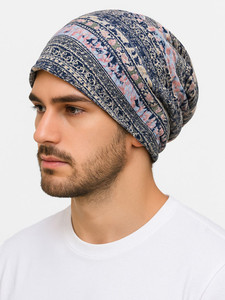 Digital Printed Paisley Pattern Casual Hat 56-58CM Adult Size Custom <b>Beanies</b> New Arrived Customized Unisex Floral <b>Beanie</b> - Product Image 2