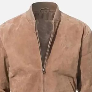 2026 High Quality <b>Suede</b> Leather <b>Jacket</b> High Street customizable Multi-Pocket Zip <b>Jacket</b> Men's Slim Fit <b>Suede</b> <b>Jacket</b> for Man - Product Image 4