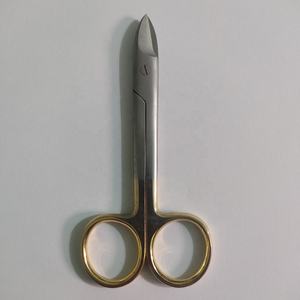 Ciseaux à couronne de qualité supérieure certifiés CE Classe I, avec poignée rembourrée de luxe, couleur argent, instruments chirurgicaux dentaires de qualité médicale - Product Image 2